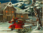 santa claus vintage 190